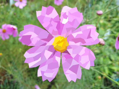 Polyart flower