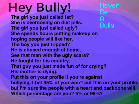 Remix this if you are against bullying!!!!!! remix remix remix