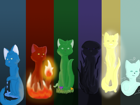 Elemental Foxes