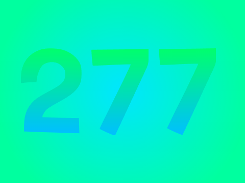 3D Number Evolution - Level 277