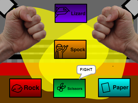 Rock, Paper, Scissors, Lizard, Spock!
