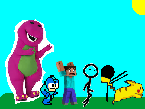 Add Yourself Running from Barney Mega Remix