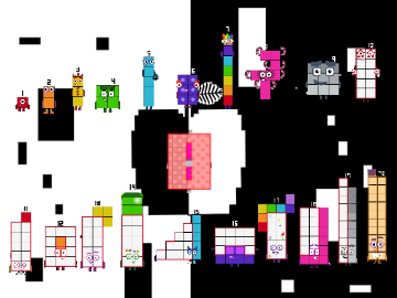 BLOCK BANDS BITMAP BAD APPLE!!