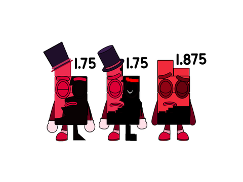 Band but I added a 2025 version and a 1.875 because I was bored