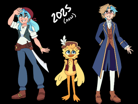 stop me from redesigning my characters omg