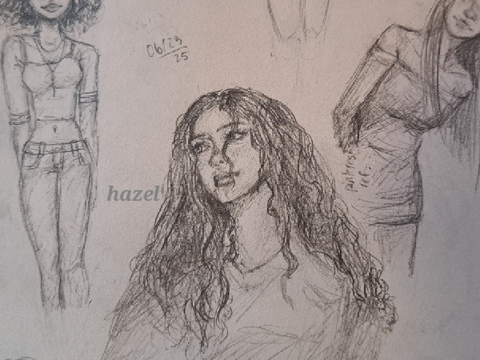 I'm back!! + sketchbook art . 1