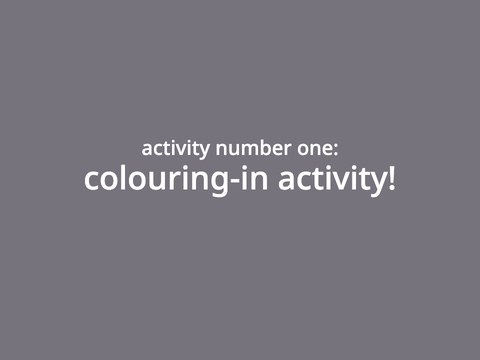 ꄗ colour the key! | horror welcoming activity