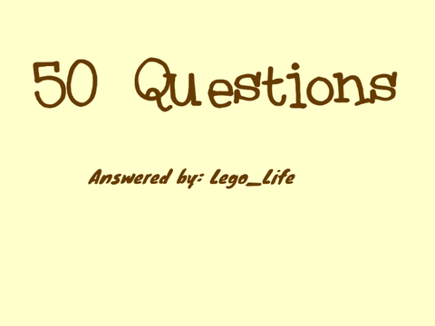 50 Questions About Me! remix