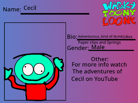 Wacky Toony Loony! - Cecil