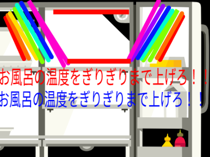お風呂の温度を上げろ！！ remix