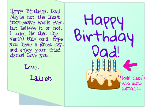 Happy Birthday, Dad!