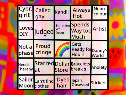 Decora bingo 