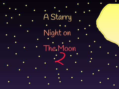 A Starry Night on The Moon 2