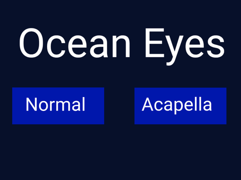 ☆ ocean eyes - cover