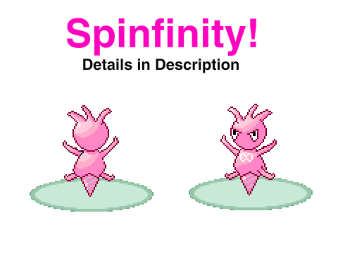 Fakemon design contest entry - Spinfinity