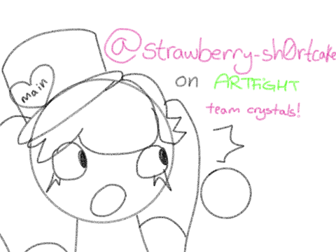 i'm on artfight!! { strawberry-sh0rtcake }