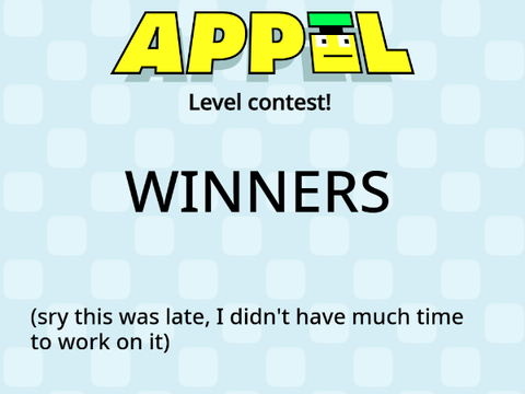 Appel Level Contest Winners!