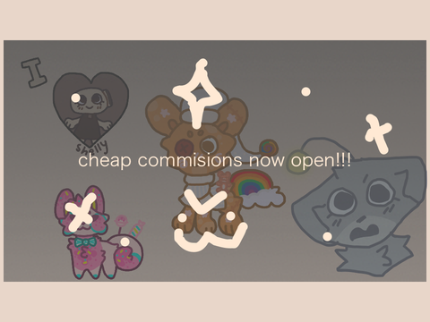 cheap commissions!!