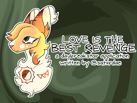 067 . won!! LOVE IS THE BEST REVENGE
