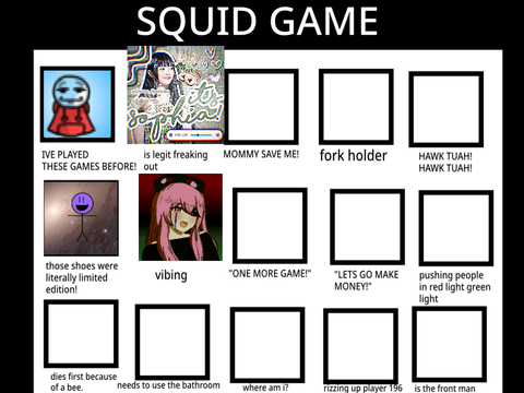 who are you in squid game? remix remix remix
