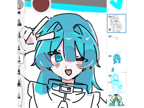 ほんとはこういう絵を描くやつのはずなんです