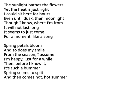 Spring - A poem
