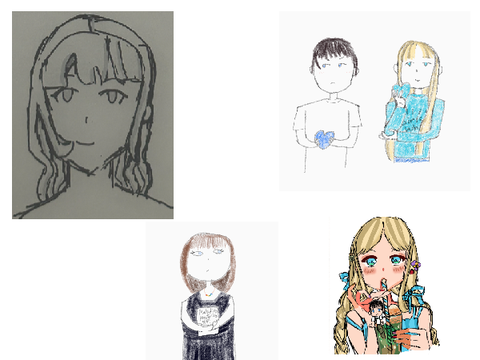 Artcon booth - Maple's coloring book + sketchbook