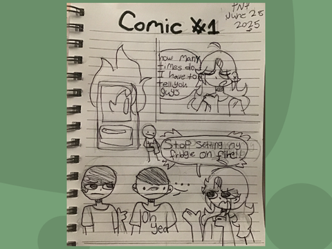 Trio comic because I was boredddd :)))))