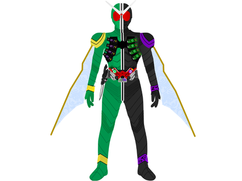 仮面ライダーw（こんなフォームはない）