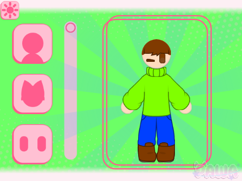 Character Creator 》Game (concept) I Made My Character