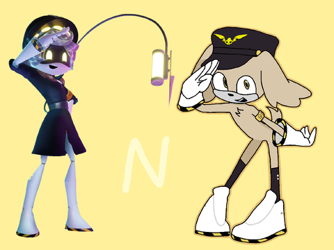 Drawing characters from other franchises as Sonic characters
