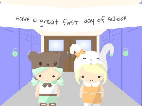back to school with carrie and chip!!