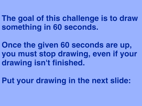 THE ONE MINUTE CHALLENGE remix