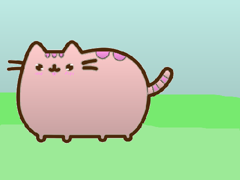 Pusheen coloring contest remix