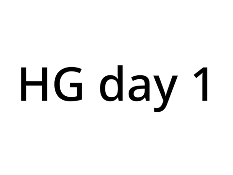 HG Raffle: Day 1