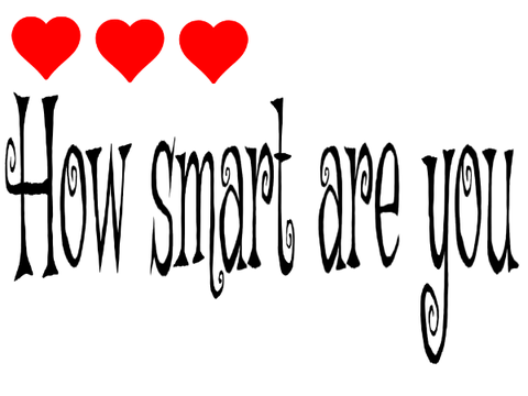 How smart are you Quiz