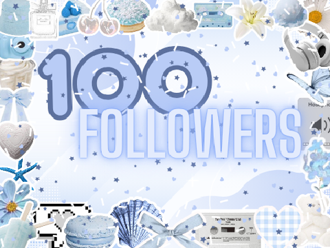 100 followers thank you and update