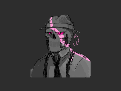 Doodle of aura