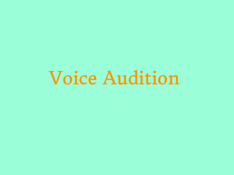 Voice auditions remix