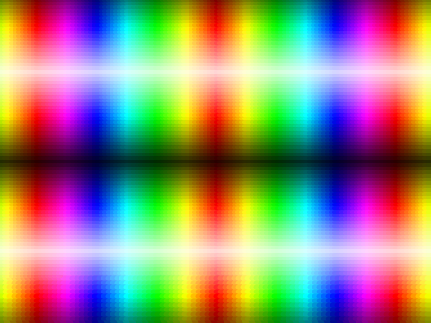Computer Generated Art #1: Rainbow Reflection
