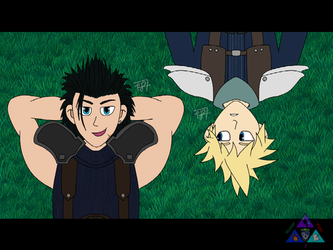 Zack and Cloud Art