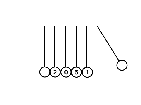 Newton's Cradle Clock!