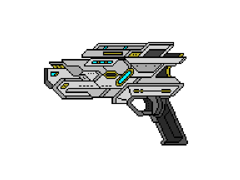 変形する銃を作りました