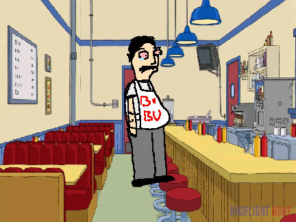 Cartoon dad angst