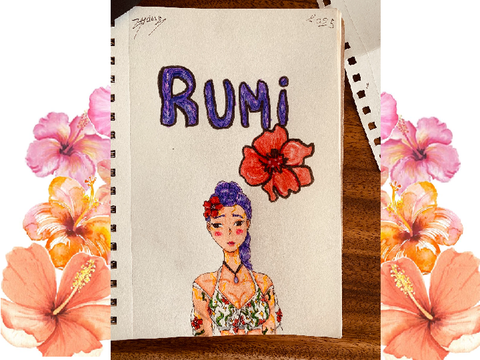 mon premier dessin de rumi