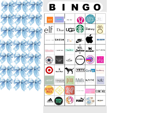 --⚡Preppy Bingo⚡--