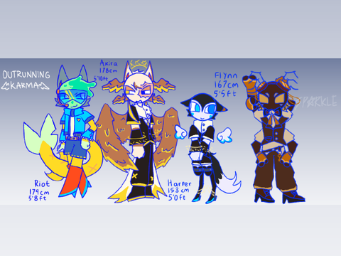 CHARACTER LINEUP!// 1/4?5?