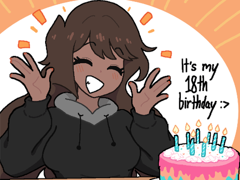 It's my 18th birthday :>