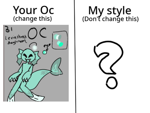 I'ma bored so give meh your Oc and i'll draw it ig remix