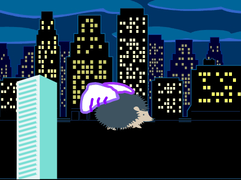 Hedgehog in the sky